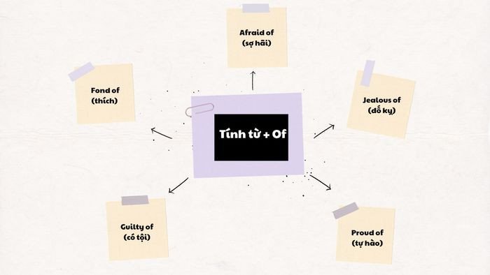 Alt: Phân biệt giới từ of khi dùng với các tính từ miêu tả nỗi sợ hãi hoặc tính cách
