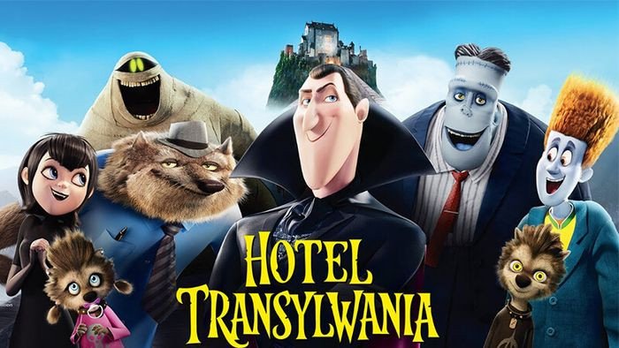 Bá tước Dracula và con gái Mavis trong phim hoạt hình tiếng Anh Hotel Transylvania