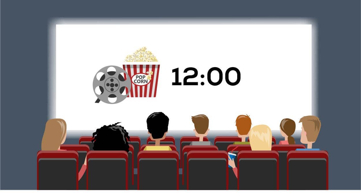 Bạn bè đang xem phim cùng nhau