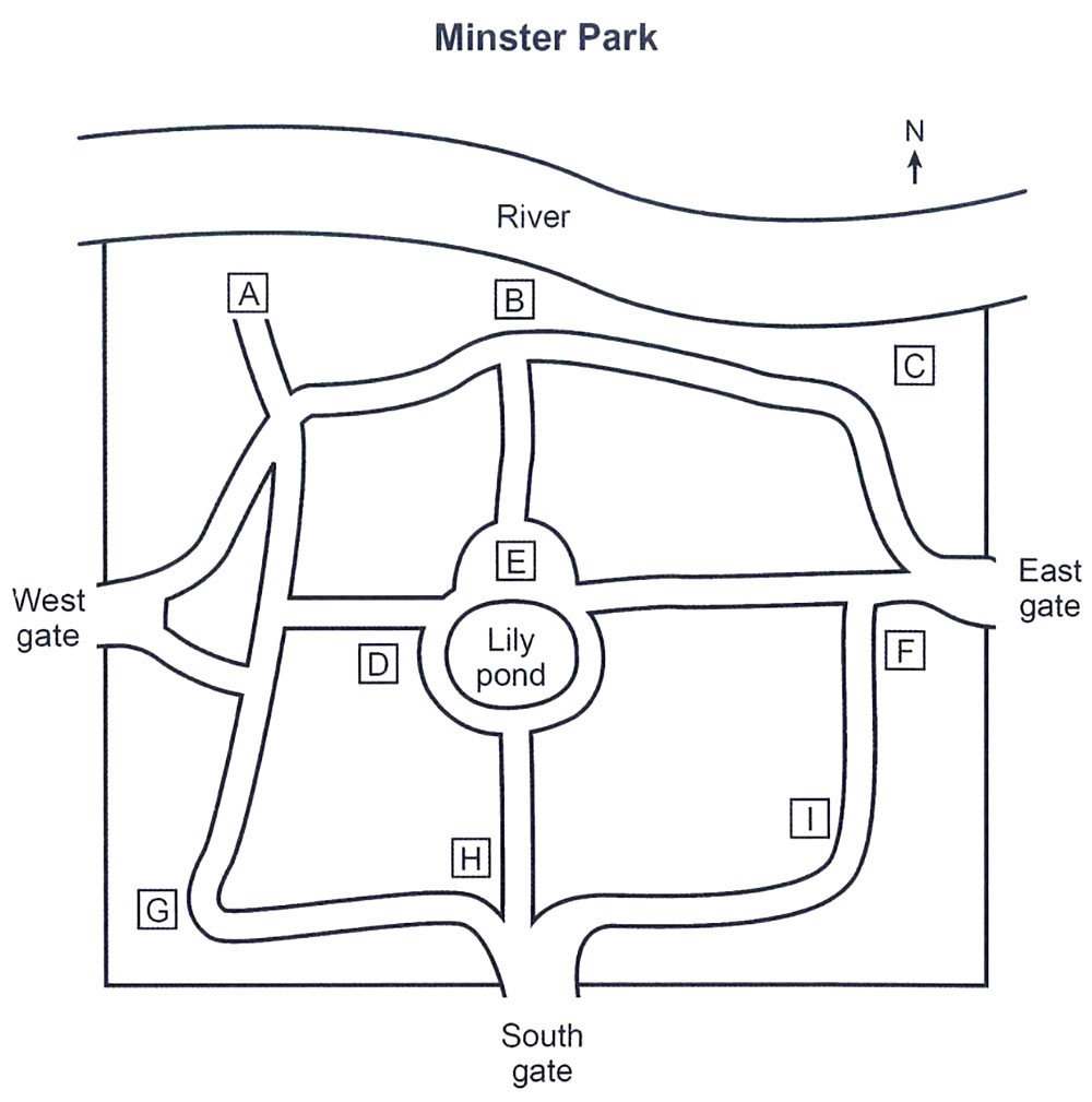 Bản đồ luyện tập cho phần thi Map labelling trong IELTS Listening