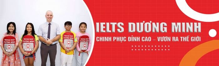 Bảng hiệu Trung tâm Ngoại ngữ Dương Minh Quận 8