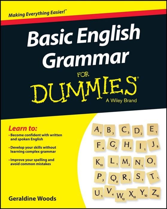 Bìa Basic English Grammar for Dummies cho người mới bắt đầu