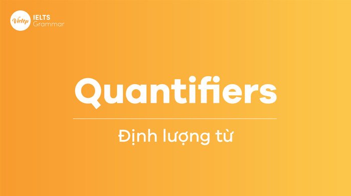 Biểu đồ minh họa các loại định lượng từ (Quantifiers) trong tiếng Anh, giúp người học dễ hình dung về việc biểu thị số lượng.