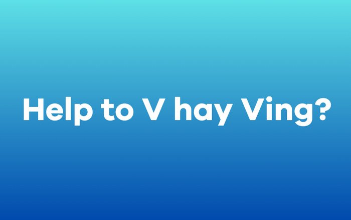 Biểu đồ so sánh việc lựa chọn giữa Help to V và Help V-ing.