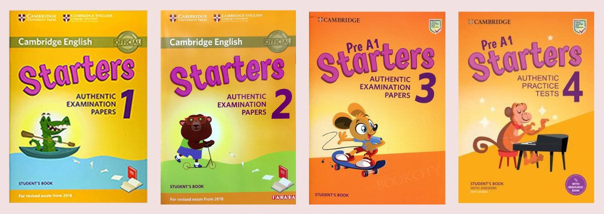Bộ sách Cambridge English Pre A1 Starters 1-4