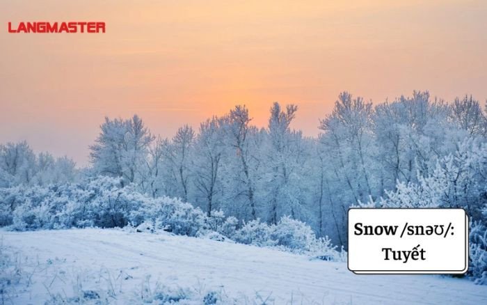 Bộ từ vựng tiếng Anh cần thiết để diễn tả đặc điểm mùa đông lạnh giá
