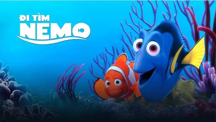 Cá Marlin và Dory trong phim hoạt hình tiếng Anh Finding Nemo