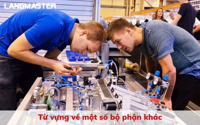 Các bộ phận máy móc phức tạp, minh họa tầm quan trọng của việc hiểu các thuật ngữ cơ khí chính xác.