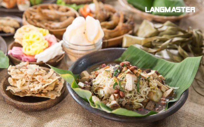 Các loại thực phẩm và món ăn minh họa từ vựng tiếng Anh về ẩm thực