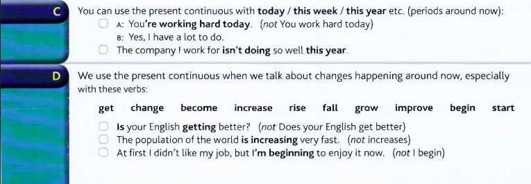 Các trường hợp sử dụng nâng cao của ngữ pháp trong English Grammar in Use.