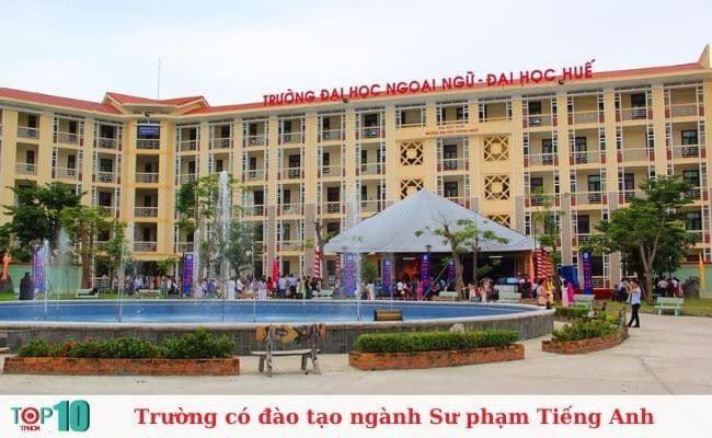 Cảnh quan Đại học Ngoại ngữ, Đại học Huế, nơi cung cấp chương trình đào tạo sư phạm ngoại ngữ chất lượng cao.