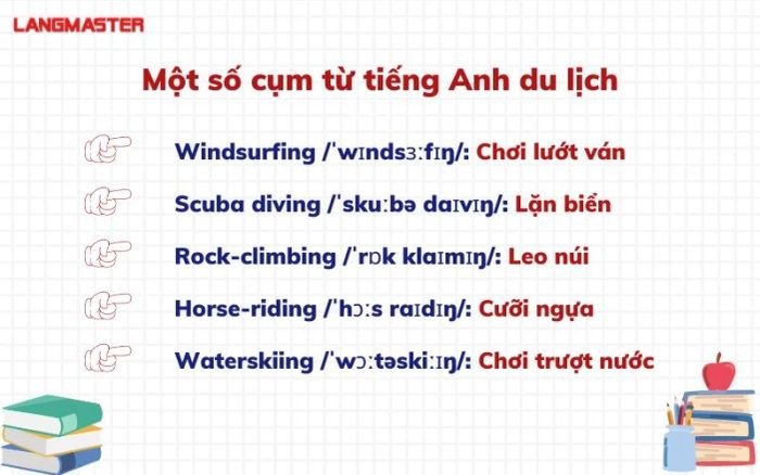 Cụm từ tiếng Anh giao tiếp khi đi du lịch