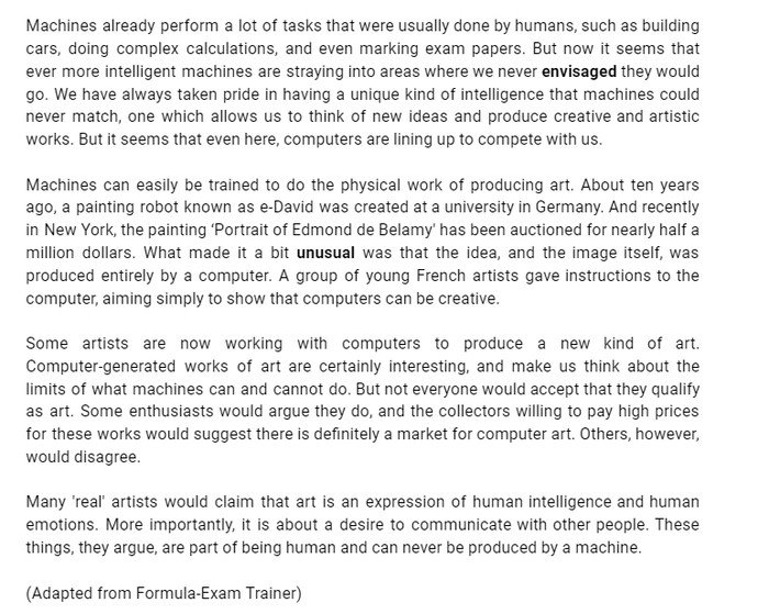 Đoạn văn đọc hiểu tiếng Anh trong đề thi THPT Quốc gia