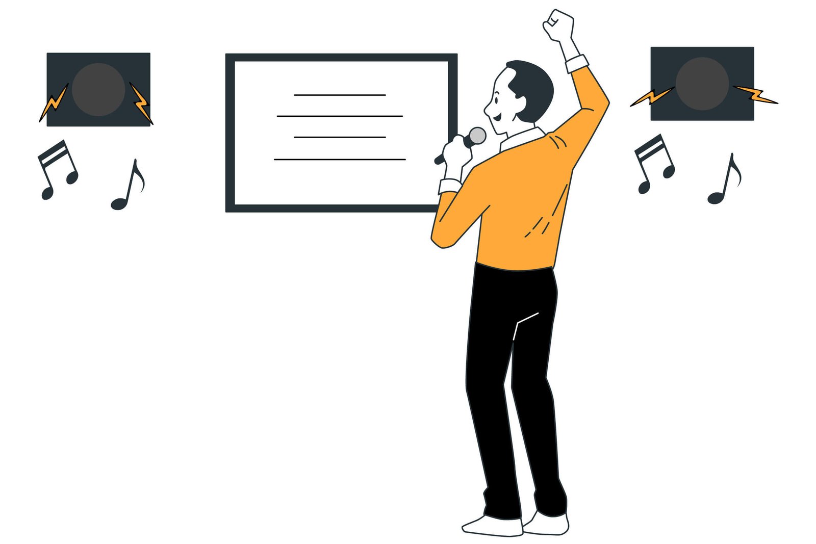 Gia đình hát karaoke bằng loa lớn, gây ô nhiễm tiếng ồn và làm phiền hàng xóm