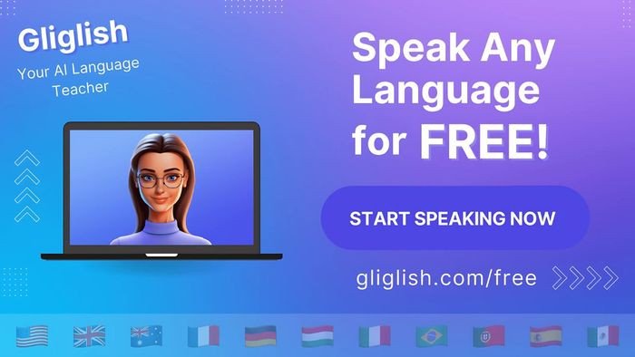 Giao diện tổng quan công cụ học tiếng Anh Gliglish AI