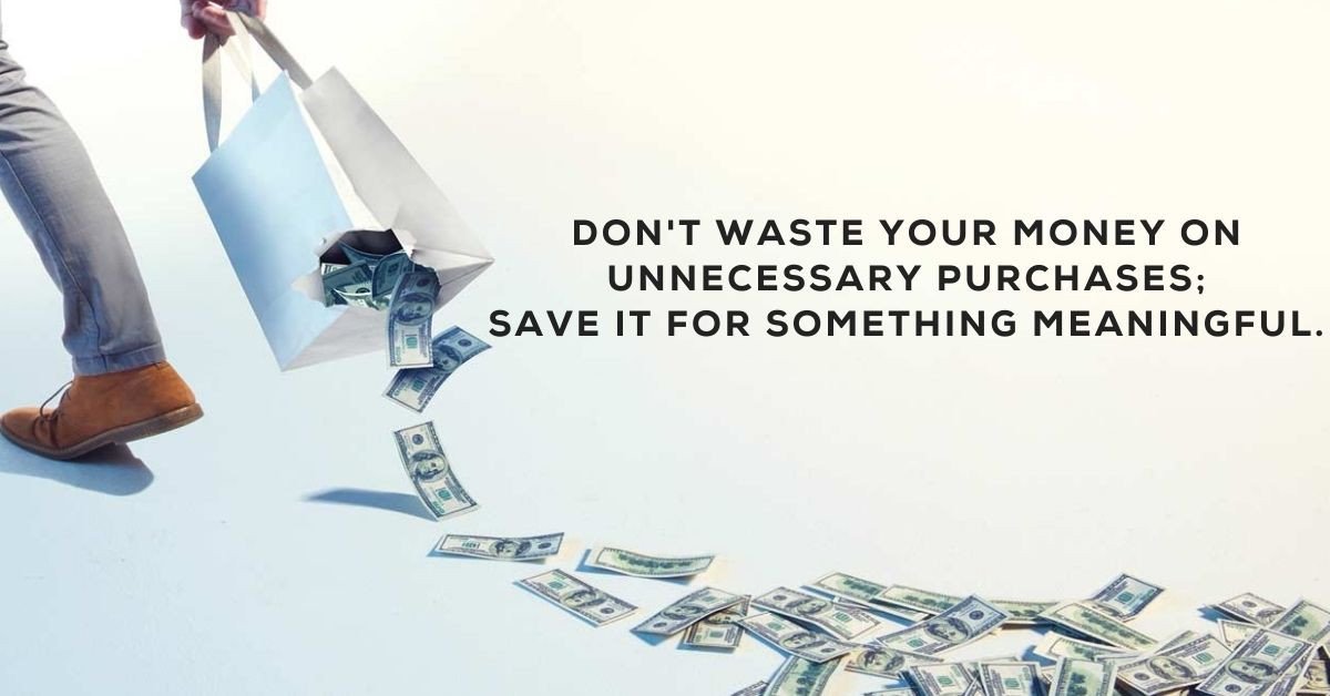 Hành động vứt bỏ tiền bạc minh họa sự lãng phí