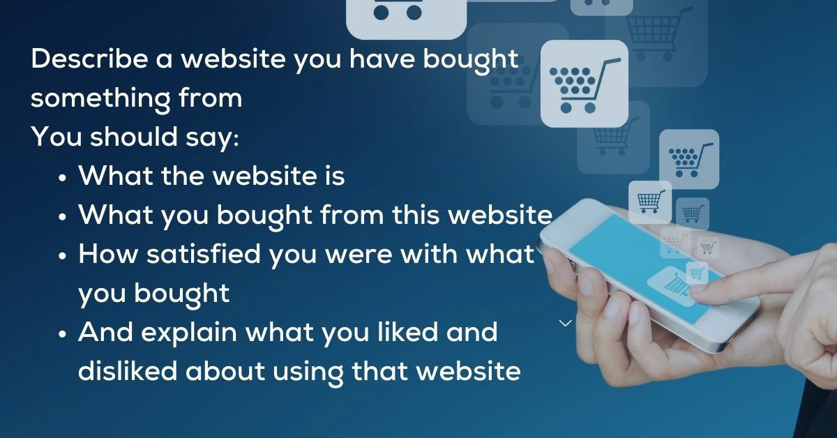 Hình ảnh minh họa cho phần IELTS Speaking Part 2 chủ đề mua sắm trực tuyến, thể hiện sự tiện lợi của việc mua sắm online.