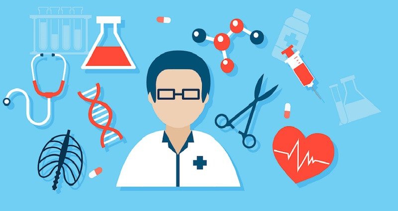 Hình ảnh minh họa nghiên cứu khoa học và y tế cho các chủ đề bài luận tiếng Anh