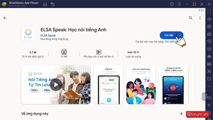 Hoàn tất cài đặt ELSA SPEAK trên máy tính