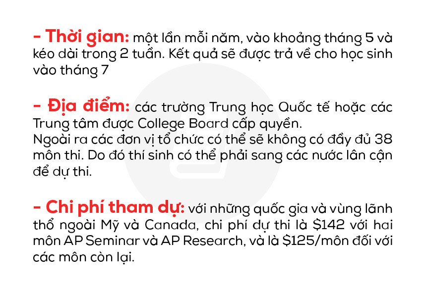 Học sinh ôn tập chuẩn bị cho kỳ thi Advanced Placement