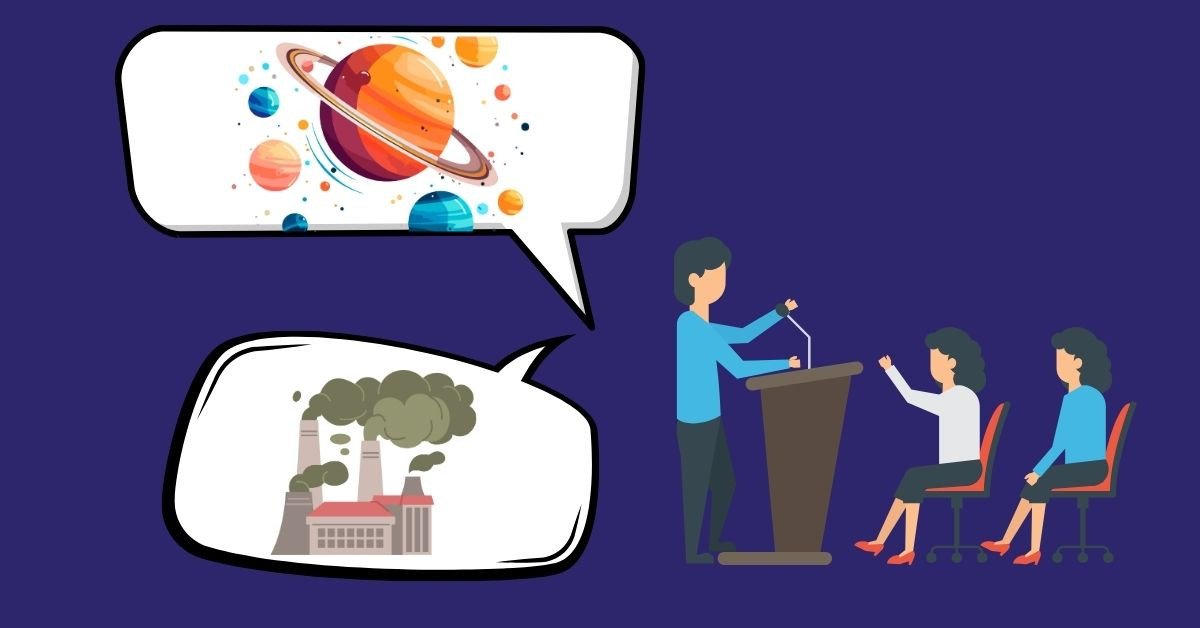 Học sinh thảo luận về Trái đất, hành tinh của chúng ta