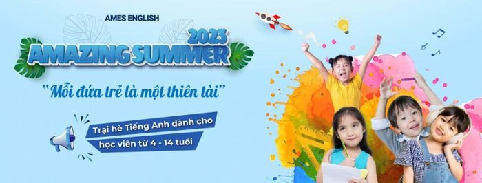 Học sinh tương tác cùng giáo viên tại Hệ thống Anh ngữ Quốc tế AMES, Bắc Từ Liêm