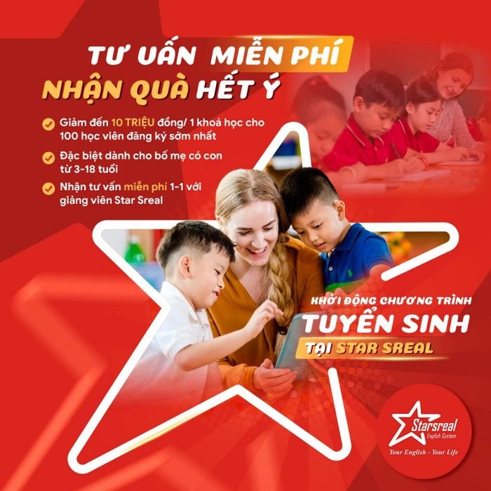 Học viên nhí Star Sreal hào hứng tham gia buổi học tiếng Anh tại Bắc Từ Liêm
