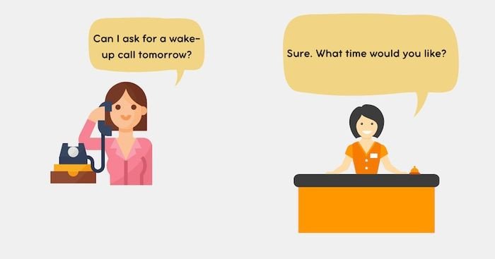 Hỏi thông tin và yêu cầu dịch vụ bằng tiếng Anh trong khách sạn