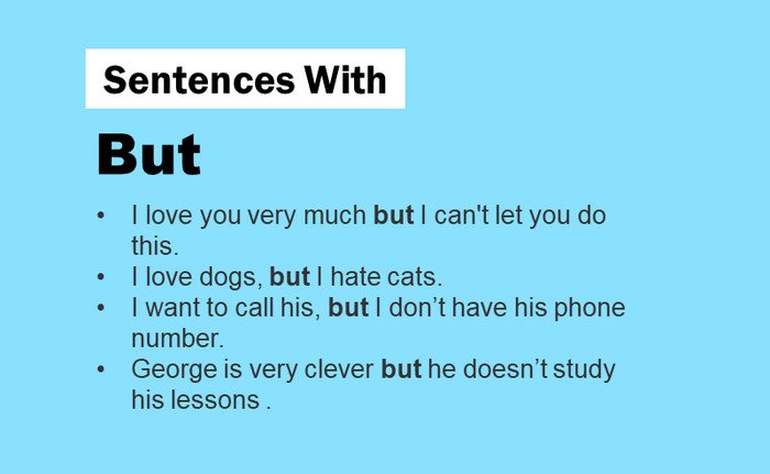Hướng dẫn sử dụng liên từ But trong tiếng Anh hiệu quả