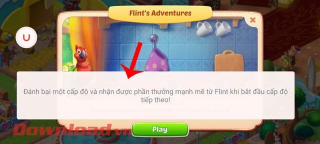 Kết quả dịch tiếng Anh trong game hiển thị trực tiếp trên màn hình, giúp người chơi hiểu nội dung