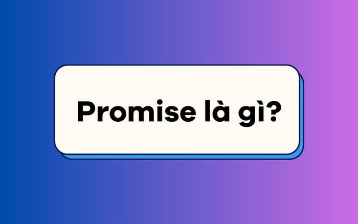khái niệm promise là gì và cách dùng động từ promise