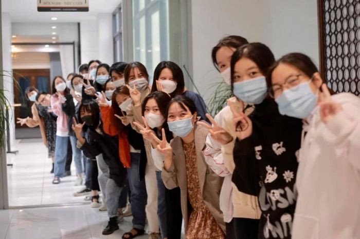 Không gian học tập và thư viện tại Trung tâm IELTS IVY - Thái Bình