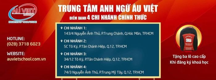 Không gian lớp học tại trung tâm Anh ngữ Quốc tế Âu Việt Quận 12