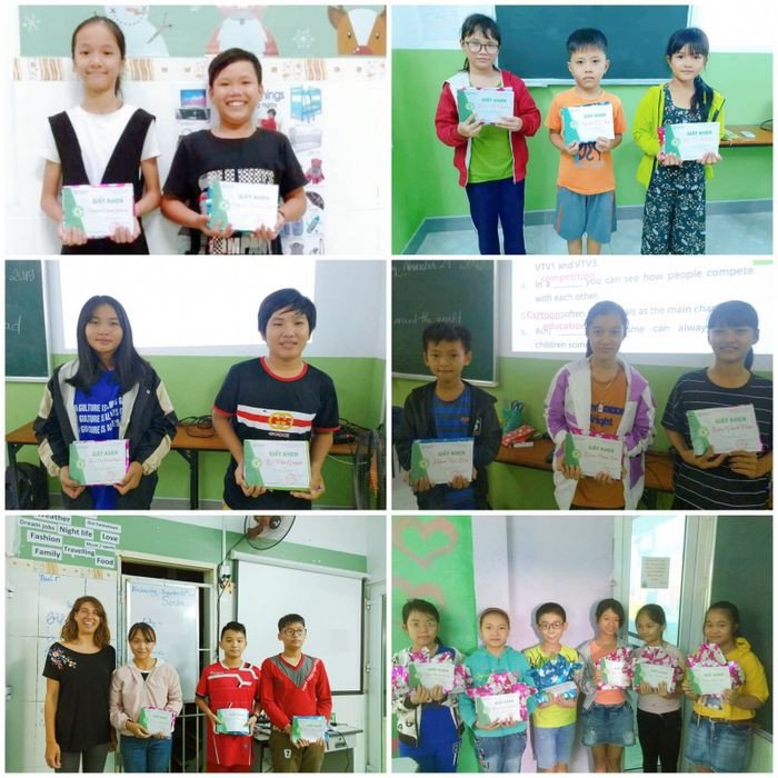 Không gian lớp học tiếng Anh hiện đại tại trung tâm ngoại ngữ Ninh Thuận