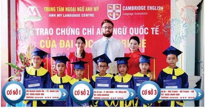 Lớp học sôi động tại Trung tâm Anh ngữ Anh Mỹ Quảng Bình