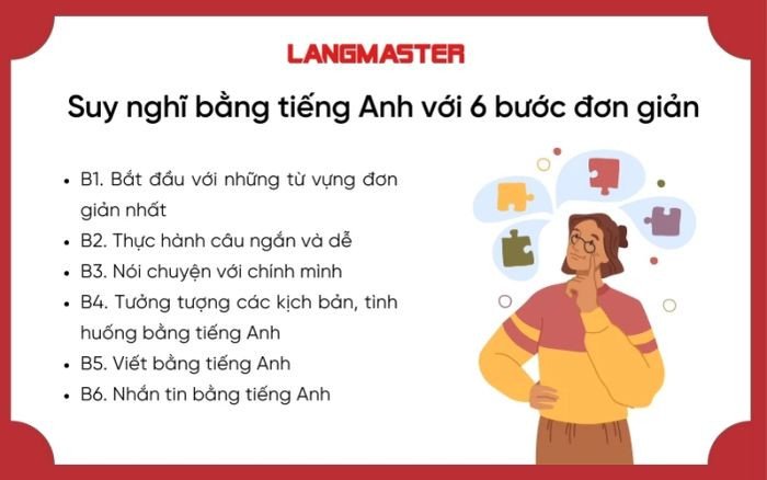 Luyện tư duy bằng tiếng Anh để giao tiếp trôi chảy