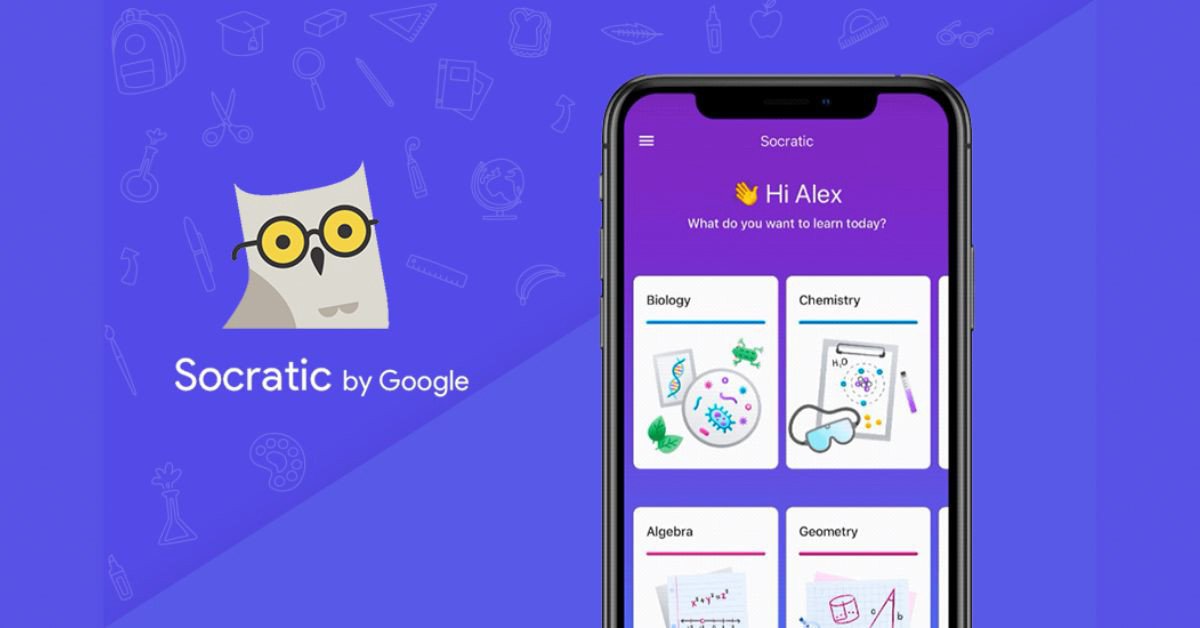 Màn hình ứng dụng Socratic của Google giúp giải tiếng Anh bằng camera