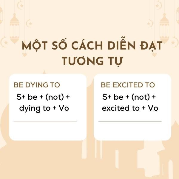 Mọi người thể hiện sự hào hứng và mong muốn đạt được thành công, tương tự ý nghĩa Be Eager To