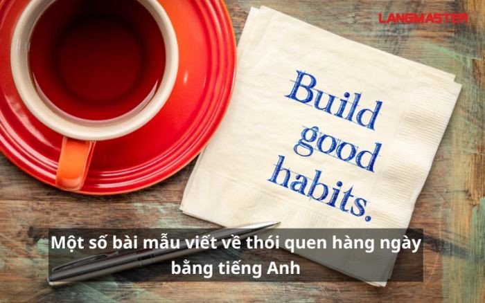 Một gia đình đang cùng nhau làm bánh, thể hiện thói quen sinh hoạt chung ấm áp.