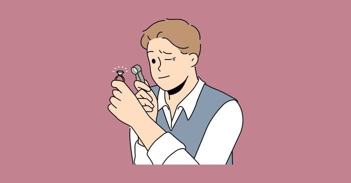 Một người đàn ông đang thử nghiệm sản phẩm công nghệ mới