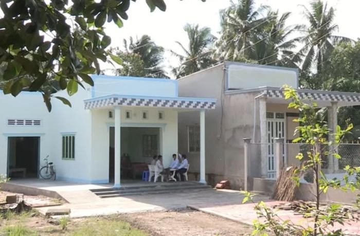 Ngôi nhà nhỏ xinh với khu vườn xanh mát ở nông thôn