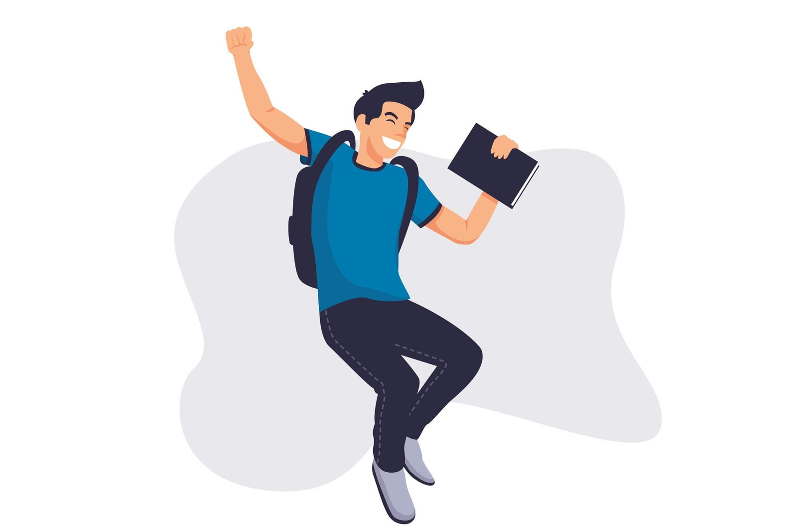 Người đàn ông với bảng "ACHIEVE" minh họa lỗi mở bài IELTS Writing Task 2 quá khoa trương