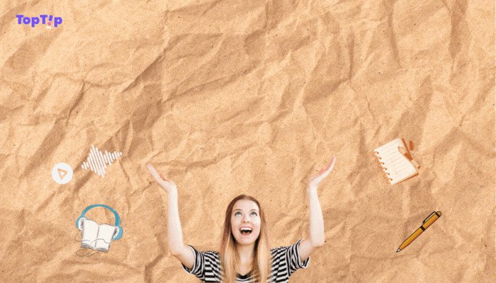 Người học đang thực hành luyện nghe tiếng Anh trên máy tính với tai nghe