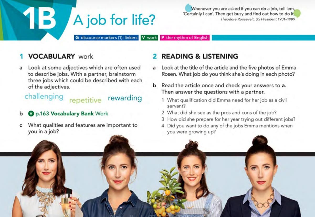 Nội dung cấu trúc chung của các chương sách trong giáo trình English File 4th Edition