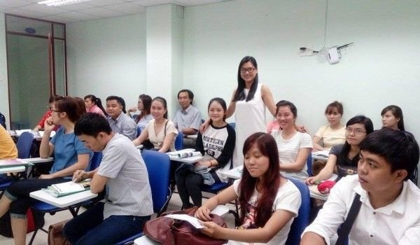 Phòng học tiện nghi tại trung tâm Anh ngữ ở Ninh Thuận