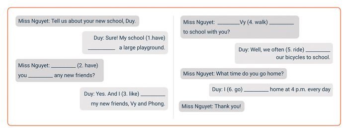 Phỏng vấn để thực hành chia động từ thì hiện tại đơn