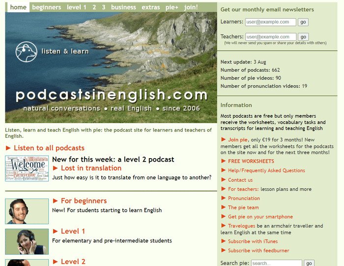 Podcast in English giúp cải thiện kỹ năng nghe tiếng Anh đa dạng chủ đề