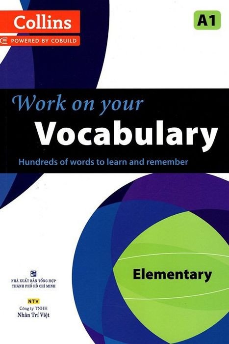 Sách Collins Work On Your Vocabulary Elementary A1 cho người mới bắt đầu học tiếng Anh