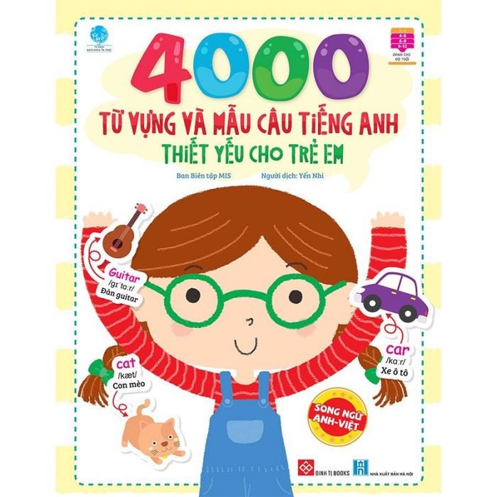 Sách học tiếng Anh 4000 từ vựng và mẫu câu