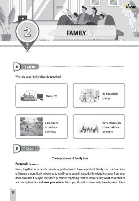 sách luyện thi B2 VSTEP 4 kỹ năng với bìa sách nổi bật giúp người học chuẩn bị thi